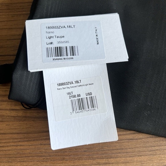 Authentic Celine Nano Belt Bag In Taupe - Picture 13 of 14